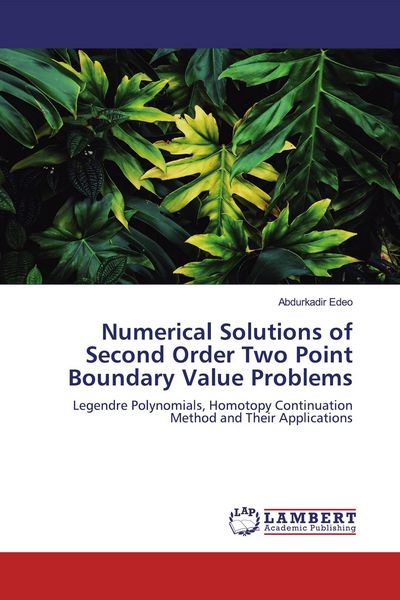 Produktbild: Numerical Solutions of Second Order Two Point Boundary Value Problems