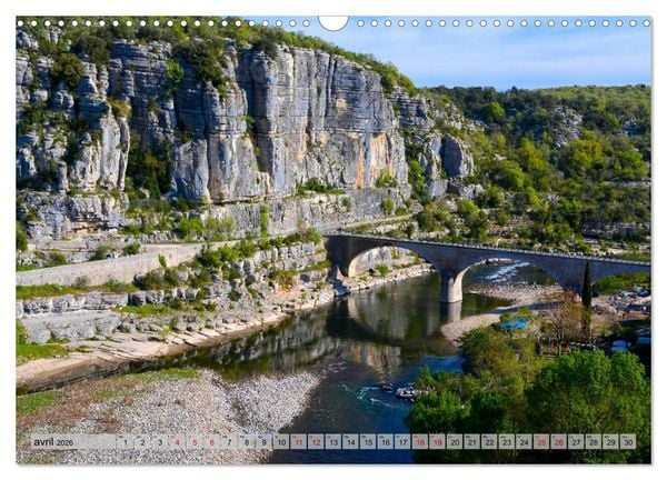 Produktbild: La beaut&eacute; de l'Ard&egrave;che (Calendrier mural 2026 DIN A3 vertical), CALVENDO calendrier mensuel