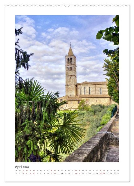 Produktbild: Assisi - Die Stadt zweier gro&szlig;er Heiliger (Wandkalender 2026 DIN A2 hoch), CALVENDO Monatskalender