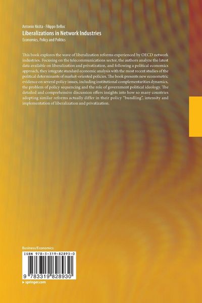 Produktbild: Liberalizations in Network Industries