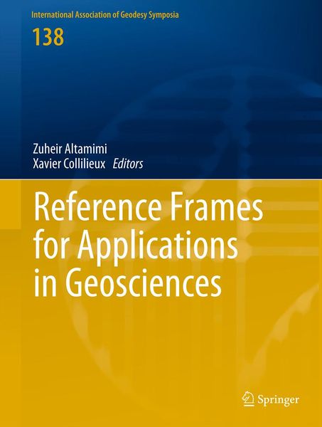 Produktbild: Reference Frames for Applications in Geosciences