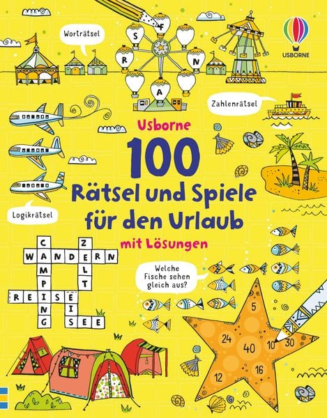 Produktbild: 100 R&auml;tsel und Spiele f&uuml;r den Urlaub
