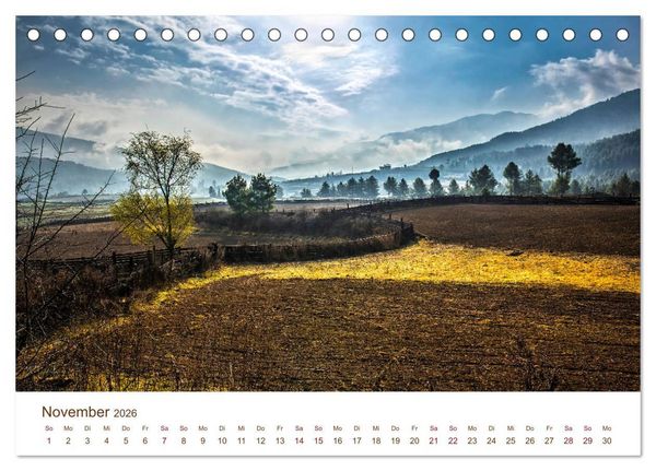 Produktbild: Mystisches Bhutan (Tischkalender 2026 DIN A5 quer), CALVENDO Monatskalender