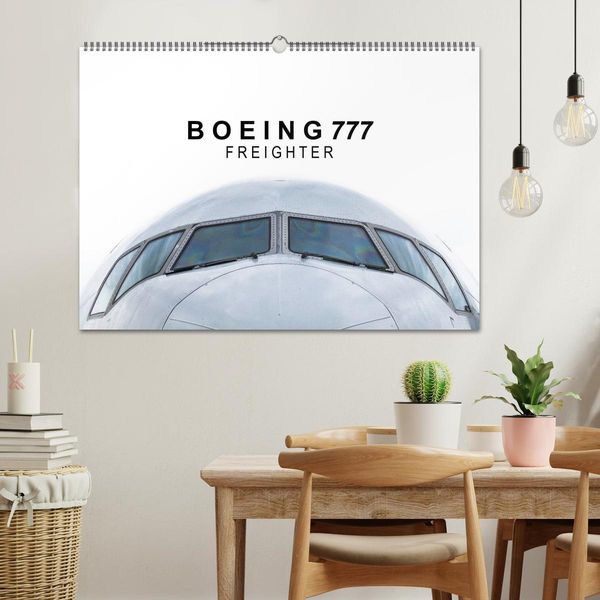 Produktbild: Boeing 777 Freighter (Wandkalender 2026 DIN A2 quer), CALVENDO Monatskalender