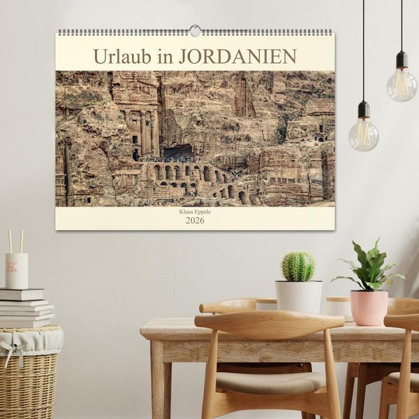 Produktbild: Urlaub in JORDANIEN (Wandkalender 2026 DIN A2 quer), CALVENDO Monatskalender