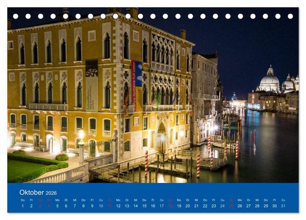 Produktbild: Mein lautloses Venedig (Tischkalender 2026 DIN A5 quer), CALVENDO Monatskalender