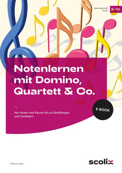 Produktbild: Notenlernen mit Domino, Quartett & Co.