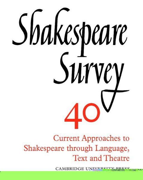 Produktbild: Shakespeare Survey