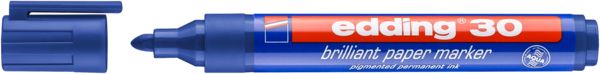 Produktbild: EDDING&reg; Brillant Paper Marker 30, blau