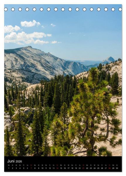 Produktbild: Idylle Pur - Der Yosemite National Park (Tischkalender 2026 DIN A5 hoch), CALVENDO Monatskalender