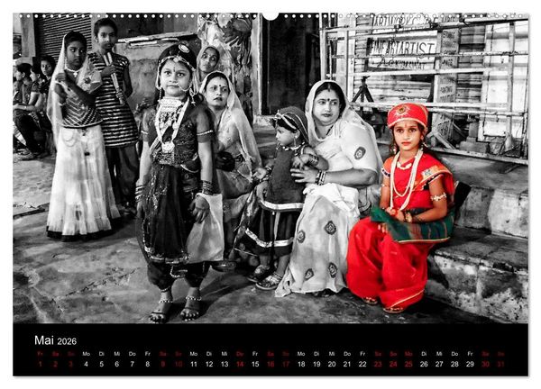 Produktbild: Indien Colorkey (hochwertiger Premium Wandkalender 2026 DIN A2 quer), Kunstdruck in Hochglanz