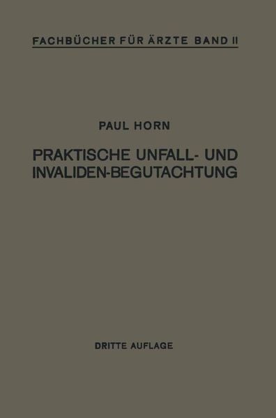 Produktbild: Praktische Unfall- und Invalidenbegutachtung