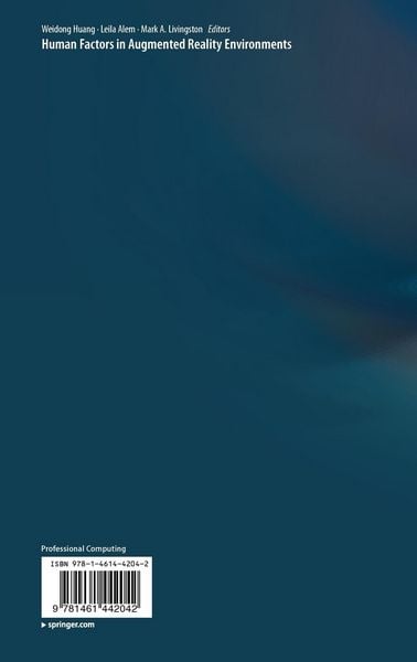 Produktbild: Human Factors in Augmented Reality Environments