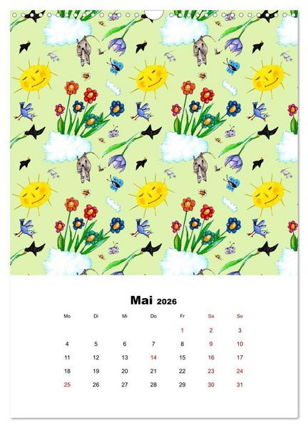 Produktbild: MUSTERMACKE (Wandkalender 2026 DIN A3 hoch), CALVENDO Monatskalender
