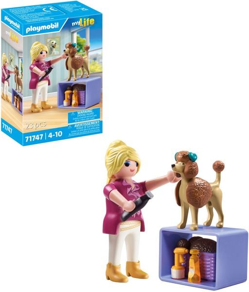 Produktbild: PLAYMOBIL 71747 Hundefriseurin