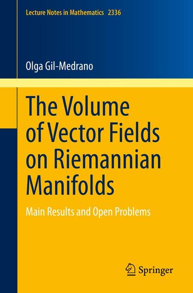 Produktbild: The Volume of Vector Fields on Riemannian Manifolds