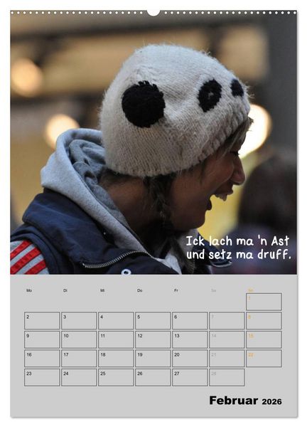 Produktbild: Berliner Stra&szlig;enfoto Kalender 2026 (Wandkalender 2026 DIN A2 hoch), CALVENDO Monatskalender