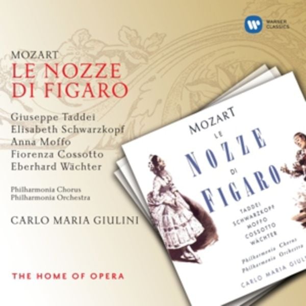 Le Nozze Di Figaro - Giulini,Schwarzkopf,Taddei, CD