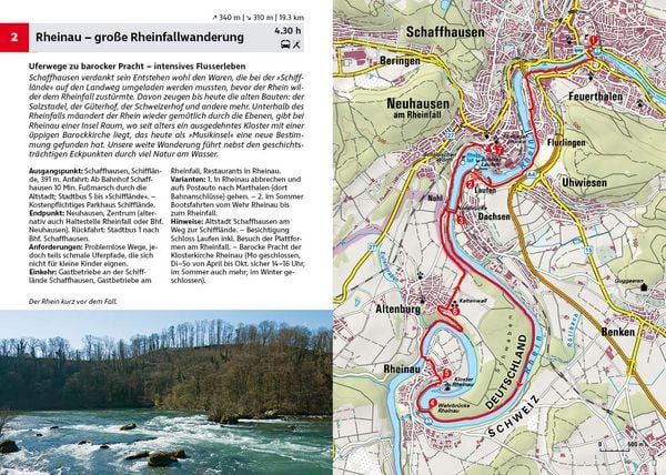 Produktbild: ROTHER Wanderf&uuml;hrer Schaffhausen