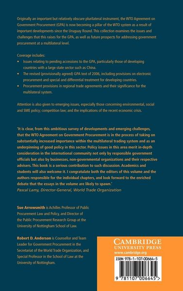 Produktbild: The WTO Regime on Government Procurement