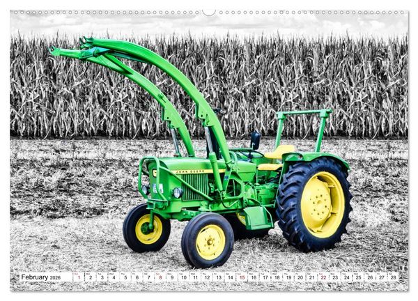 Produktbild: Tractors from past times (High Quality Premium Wall Calendar 2026 DIN A2 landscape),CALVENDO 12 Month Wall Calendar