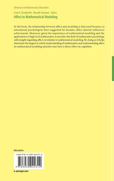Produktbild: Affect in Mathematical Modeling