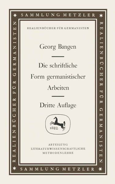 Produktbild: Die schriftliche Form germanistischer Arbeiten