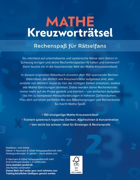 Mathe-Kreuzwortrtsel" online kaufen
