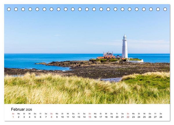 Produktbild: Schottlands Leuchtt&uuml;rme (Tischkalender 2026 DIN A5 quer), CALVENDO Monatskalender