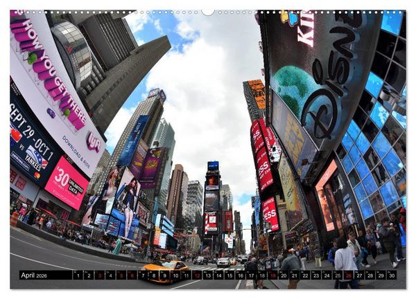 Produktbild: New York City - Zwischen Hudson und East River (Wandkalender 2026 DIN A2 quer), CALVENDO Monatskalender