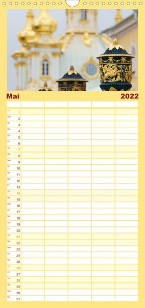 Produktbild: Familienplaner Sankt Petersburg (Wandkalender 2022 , 21 cm x 45 cm, hoch)
