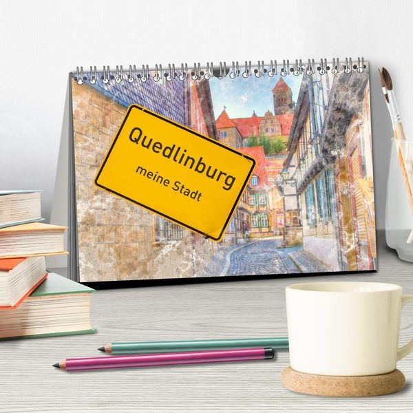 Produktbild: Quedlinburg-meine Stadt (Tischkalender 2026 DIN A5 quer), CALVENDO Monatskalender