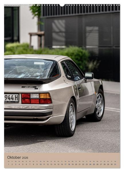 Produktbild: Porsche 944 - Fine Art (hochwertiger Premium Wandkalender 2026 DIN A2 hoch), Kunstdruck in Hochglanz