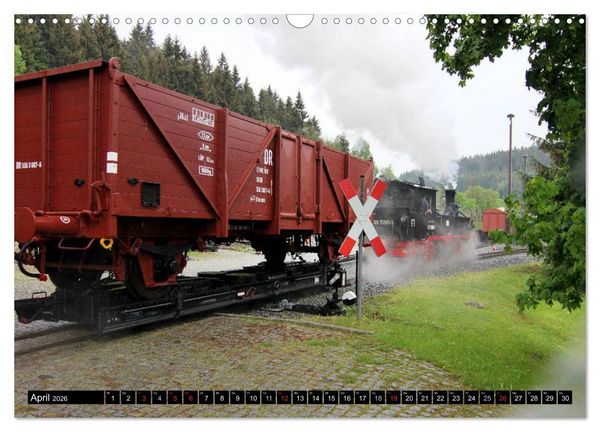 Produktbild: Bahnland Sachsen (Wandkalender 2026 DIN A3 quer), CALVENDO Monatskalender