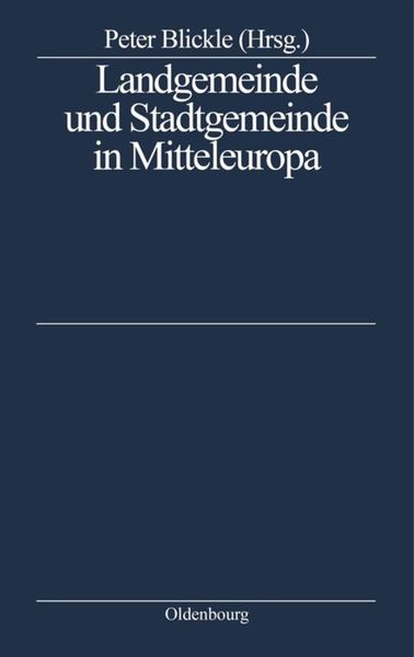 Produktbild: Landgemeinde und Stadtgemeinde in Mitteleuropa
