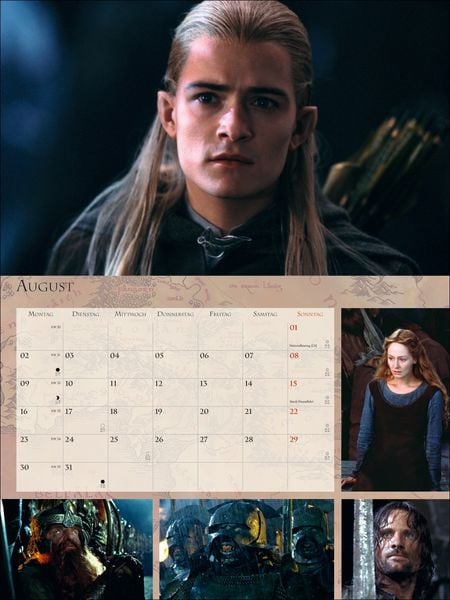 Produktbild: Der Herr der Ringe Broschur XL Kalender 2027