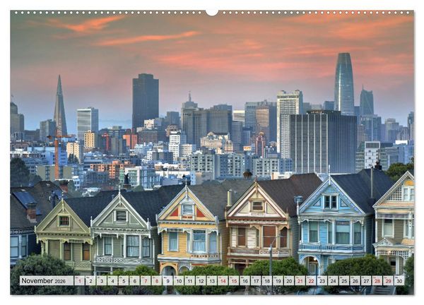 Produktbild: San Francisco - City on the Bay (hochwertiger Premium Wandkalender 2026 DIN A2 quer), Kunstdruck in Hochglanz