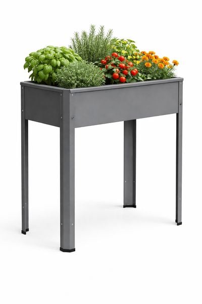 Produktbild: Metall Beet Pflanzkasten Hochbeet 80x35 Balora L