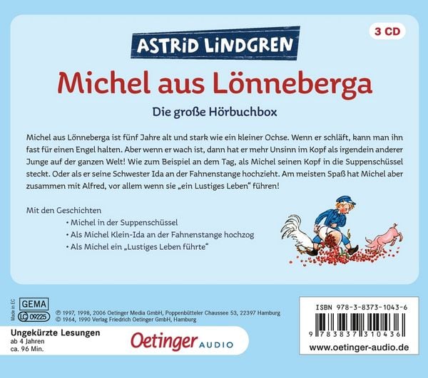 Produktbild: Michel aus L&ouml;nneberga. Die gro&szlig;e H&ouml;rbuchbox. H&ouml;rbuchklassiker