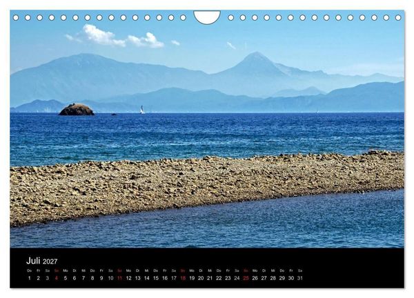 Produktbild: T&uuml;rkische Riviera - Entlang der lykischen K&uuml;ste (Wandkalender 2027 DIN A4 quer), CALVENDO Monatskalender