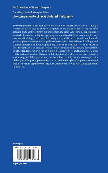 Produktbild: Dao Companion to Chinese Buddhist Philosophy
