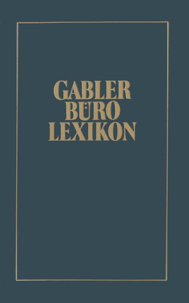 Produktbild: Gabler B&uuml;ro Lexikon