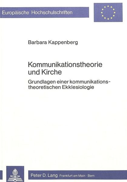 Produktbild: Kommunikationstheorie und Kirche