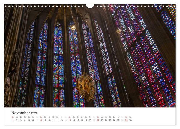 Produktbild: Aachener Dom - Weltkulturdenkmal (Wandkalender 2026 DIN A3 quer), CALVENDO Monatskalender