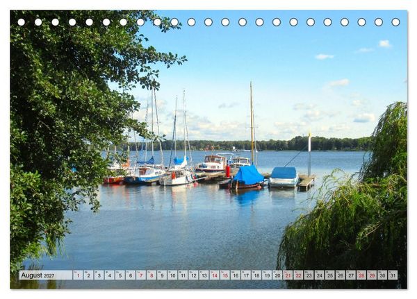 Produktbild: Erholung am See - Die sch&ouml;nsten Seen in Deutschland (Tischkalender 2027 DIN A5 quer), CALVENDO Monatskalender