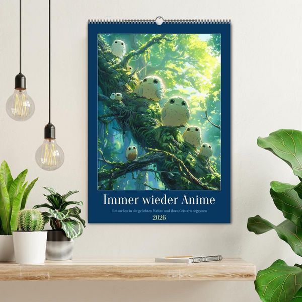 Produktbild: Immer wieder Anime (Wandkalender 2026 DIN A2 hoch), CALVENDO Monatskalender