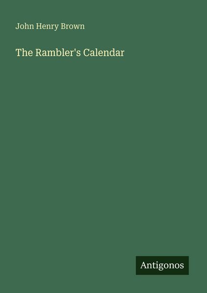 Produktbild: The Rambler's Calendar