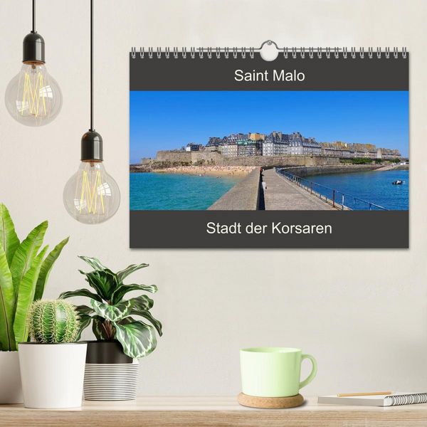 Produktbild: Saint Malo - Stadt der Korsaren (Wandkalender 2026 DIN A4 quer), CALVENDO Monatskalender