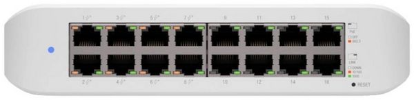 Produktbild: Ubiquiti Networks A121455 USW-LITE-16-POE Netzwerk Switch 16 Port 1 GBit/s