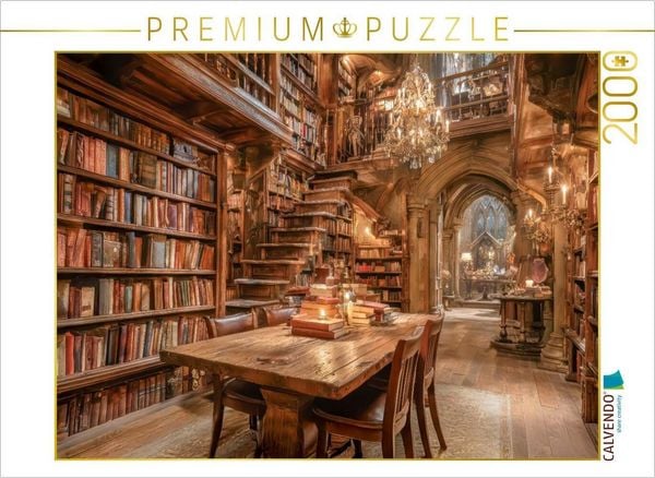 CALVENDO Puzzle Dunkle Akademie | 2000 Teile Lege-Größe 90x67cm Foto-Puzzle für glückliche Stunden